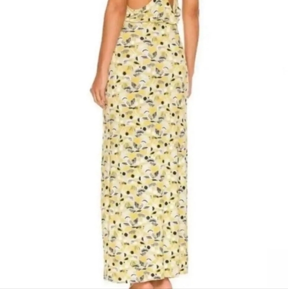 Free People Yellow Floral Backless Dress - Picture 2 of 3